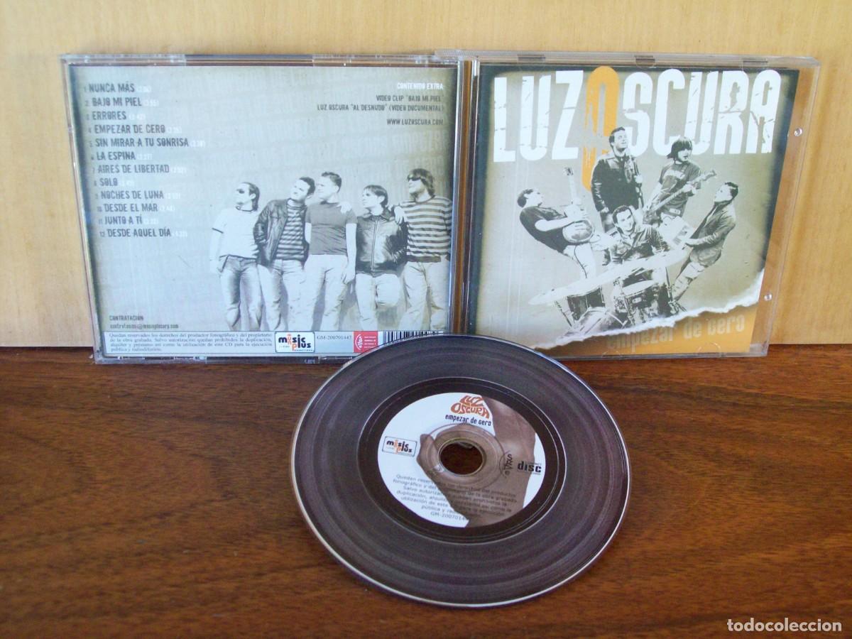 CDs de m&uacute;sica: LUZ OSCURA - EMPEZAR DE CERO - CD - Foto 1