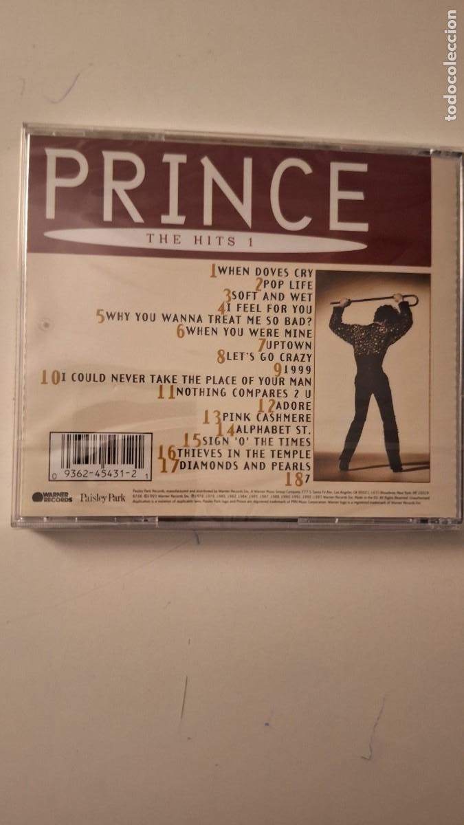 CDs de m&uacute;sica: Prince &lrm;&ndash; The Hits 1 cd - Foto 2