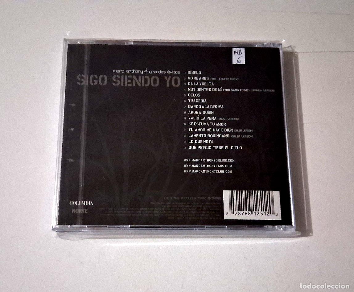 CDs de m&uacute;sica: MARC ANTHONY &rdquo;SIGO SIENDO YO&rdquo; CD 14 TRACKS - Foto 2