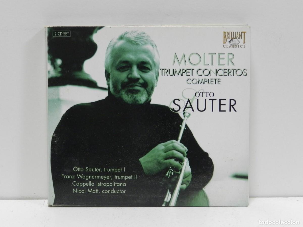 Music CDs: DISCO 2 X CD. Johann Melchior Molter, Otto Sauter &ndash; Trumpet Concertos Complete. COMPACT DISC.