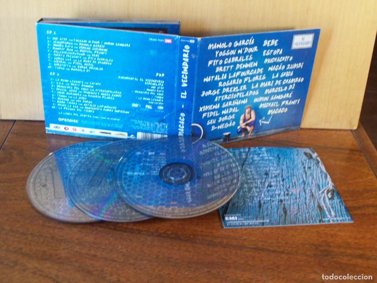 CDs de música: MACACO - EL VECINDARIO - EN COLABORACION CON DIFERENTES ARTISTAS - DOBLE CD + DVD