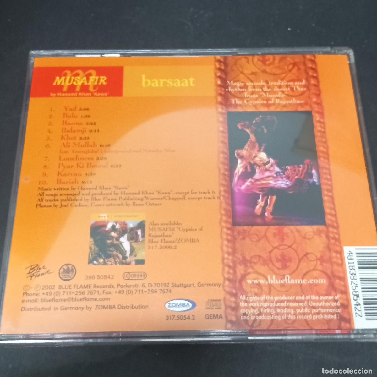 CDs de m&uacute;sica: Musafir, Barsaat. CD - Foto 2
