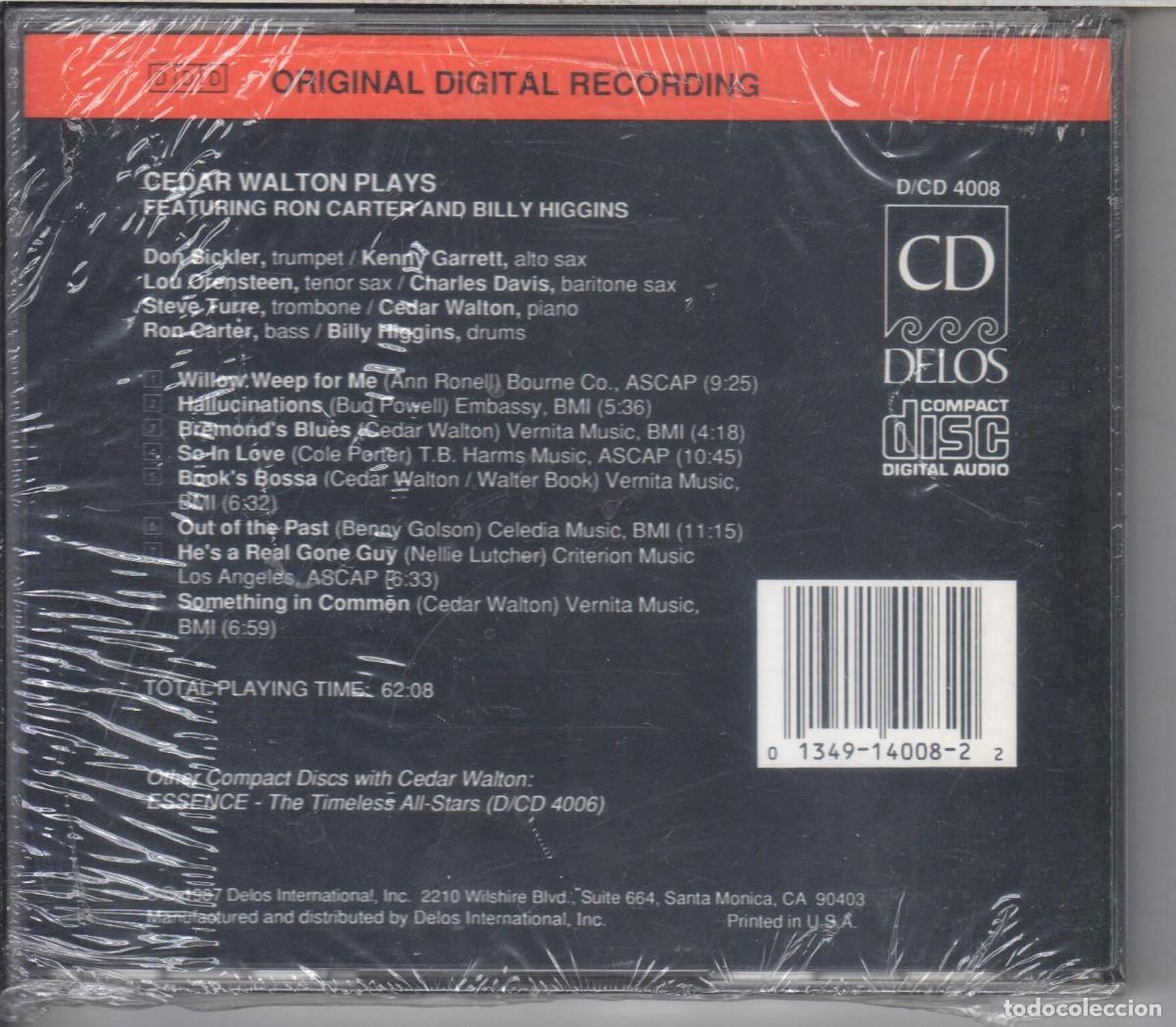 CDs de m&uacute;sica: Cedar Walton plays Nuevo precintado - Foto 2