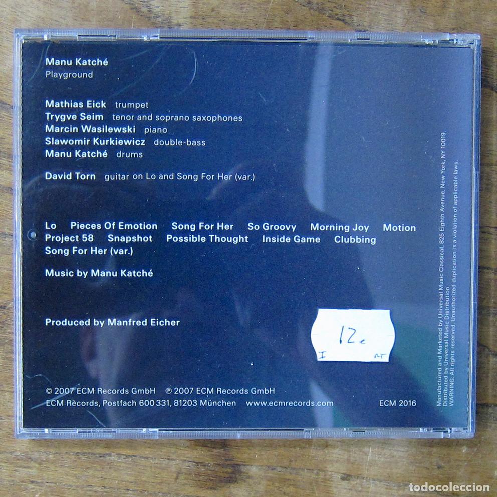 CDs de m&uacute;sica: MANU KATCHE - PLAYGROUND - 2007 - ECM - TROMPETA - Foto 3