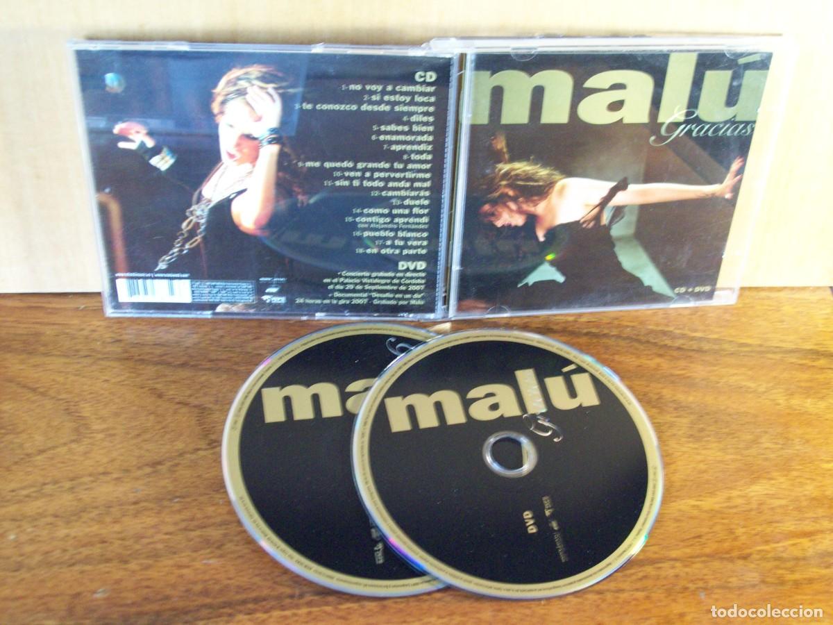 CDs de m&uacute;sica: MALU - GRACIAS - CD 18 CANCIONES + DVD - Foto 1