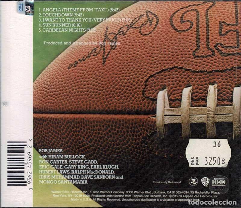 CDs de m&uacute;sica: Touchdown. CD - Bob James - Foto 2
