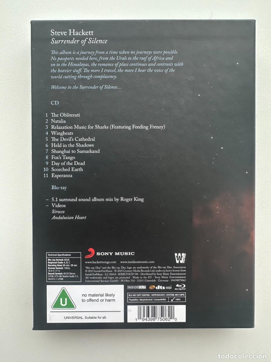 CDs de m&uacute;sica: Steve Hackett - Surrender of Silence (CD + Blu-ray) - Foto 2