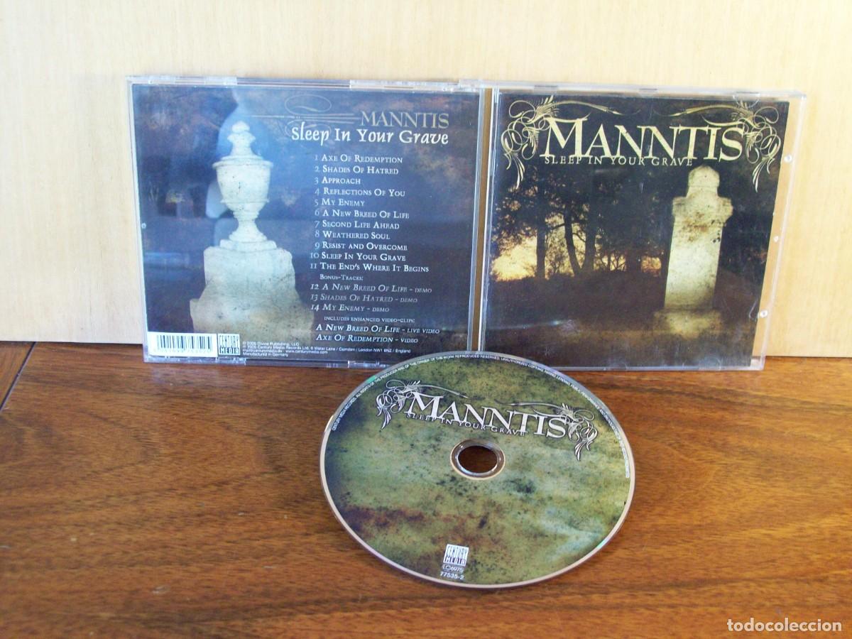 CDs de m&uacute;sica: MANNTIS - SLEEP IN YOUR GRAVE - CD - Foto 1