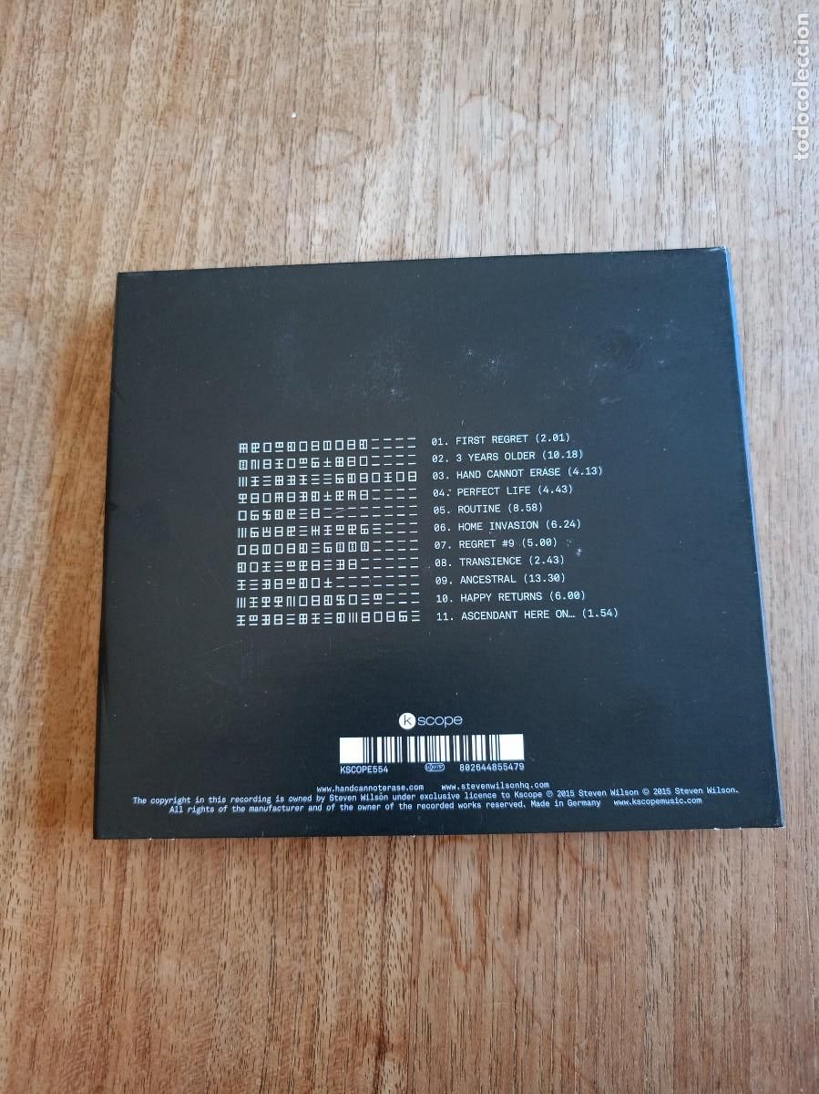 CDs de m&uacute;sica: STEVEN WILSON. HARD CANNOT ERASE. - Foto 4