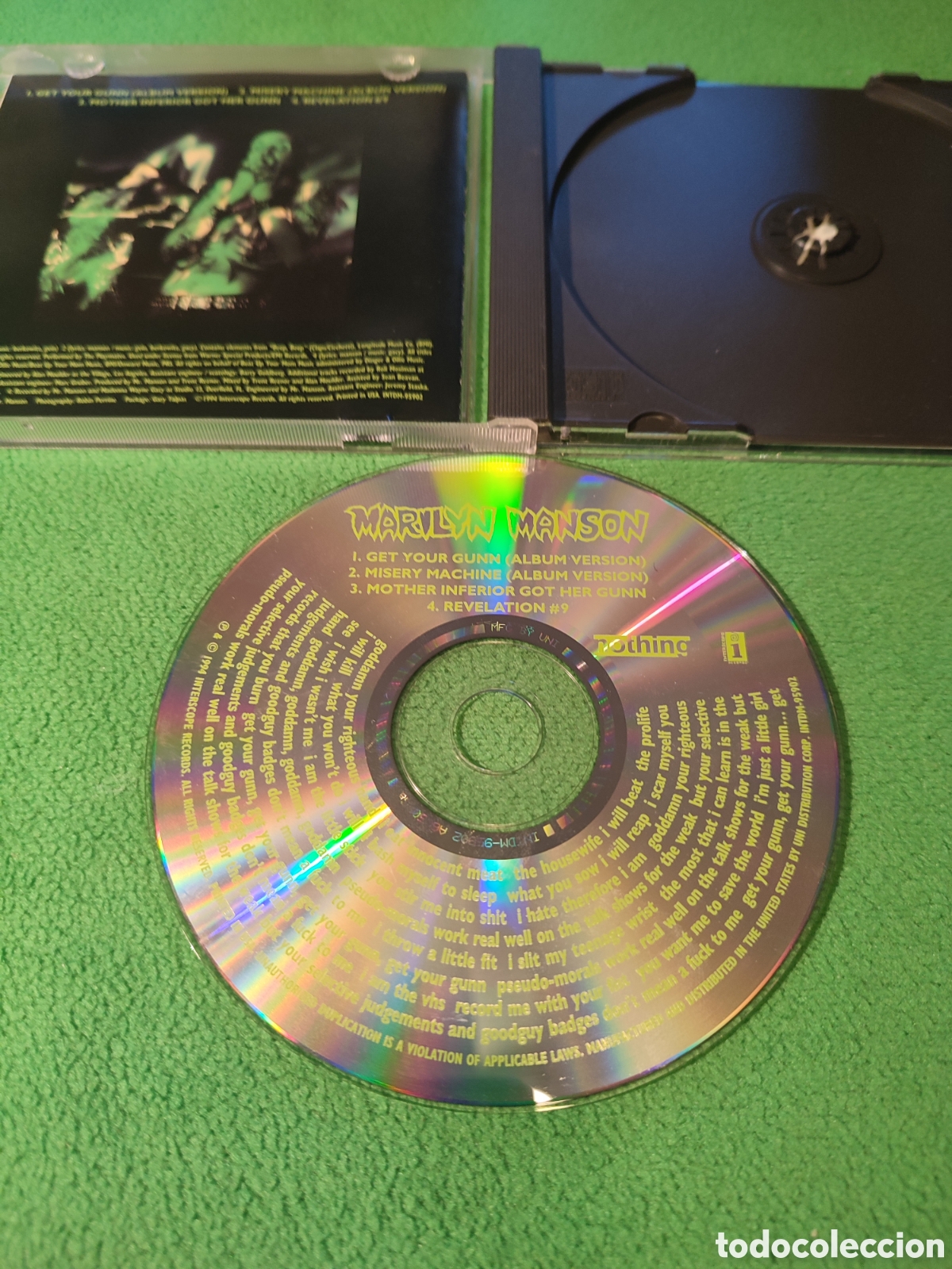 CDs de m&uacute;sica: Marilyn Manson - Get your gunn - Foto 2