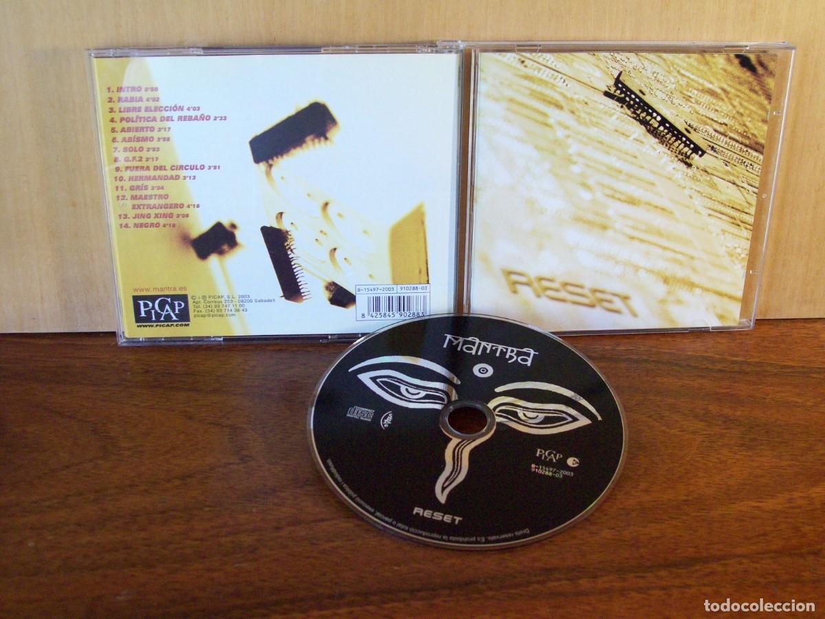 CDs de m&uacute;sica: MANTRA - RESET - CD FABRICADO EN ESPA&Ntilde;A - Foto 1