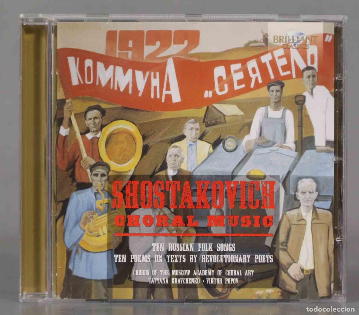 CD de M&uacute;sica: CD. Victor Popov, conductor - Shostakovich. CHORAL MUSIC