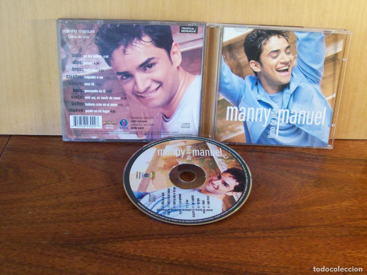 CDs de m&uacute;sica: MANNY MANUEL - LLENO DE VIDA - CD - Foto 1