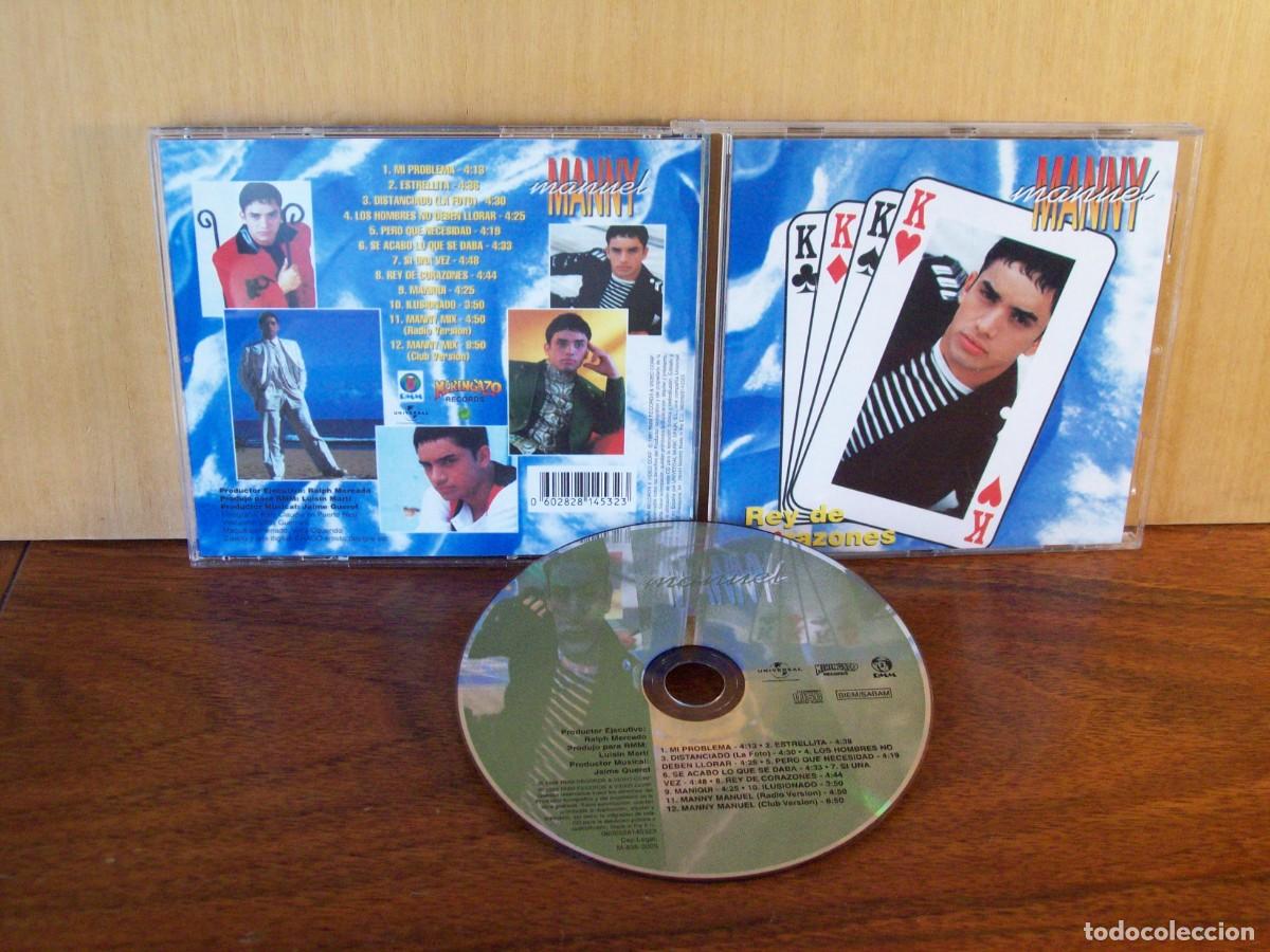 CDs de m&uacute;sica: MANNY MANUEL - REY DE CORAZONES - CD - Foto 1
