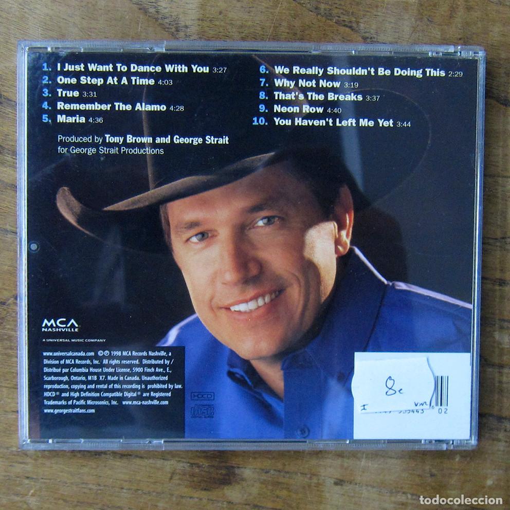 CDs de m&uacute;sica: GEORGE STRAIT - ONE STEP AT A TIME - 1998 - - Foto 3