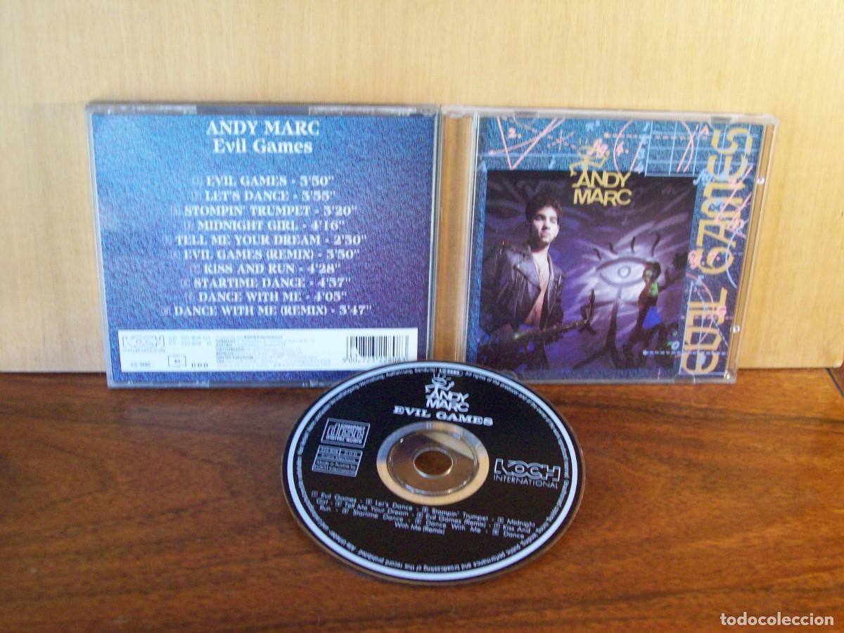 CDs de m&uacute;sica: ANDY MARC - EVIL GAMES - CD NEW AGE - Foto 1