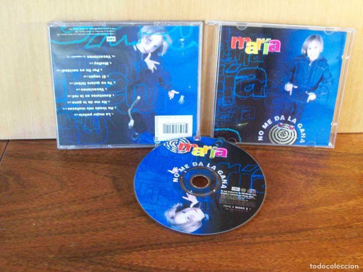 CDs de m&uacute;sica: MARIA - NO ME DA LA GANA - CD - Foto 1