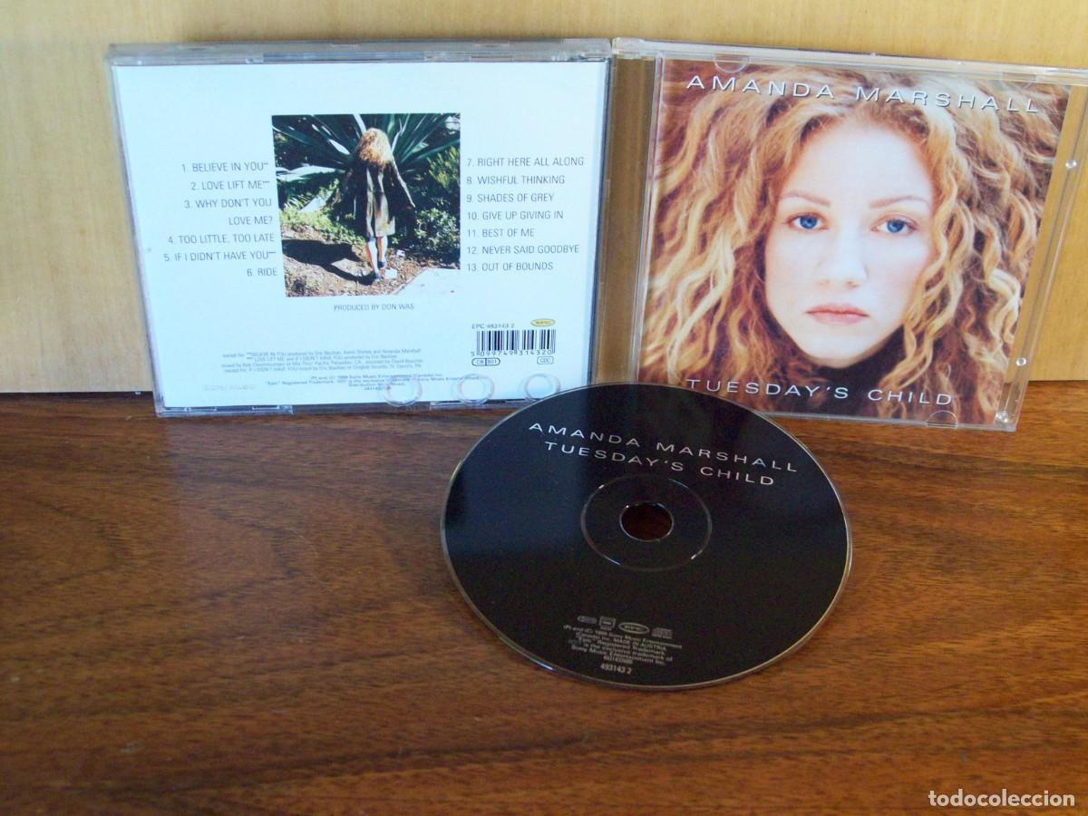 CDs de m&uacute;sica: AMANDA MARSHALL - TUESDAYS CHILD - CD - Foto 1
