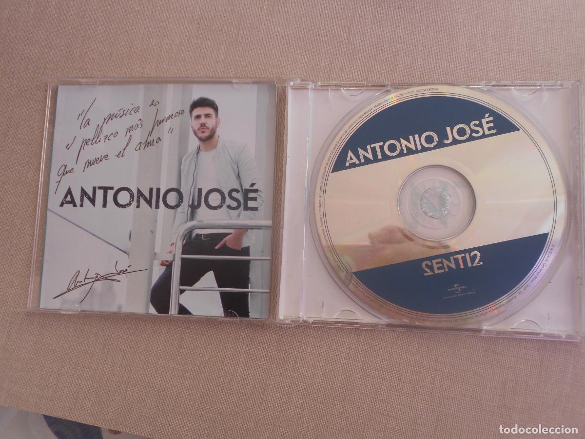 CDs de m&uacute;sica: ANTONIO JOSE - SENTI2- CD 12 TEMAS 2016 - Foto 2