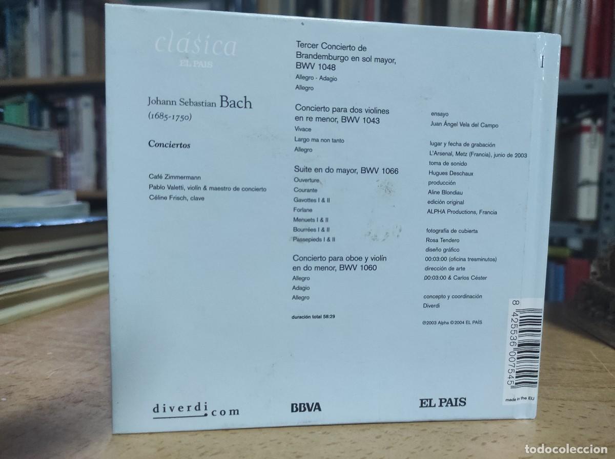 CDs de m&uacute;sica: CD. Bach - Caf&eacute; Zimmermann &ndash; Conciertos - Foto 5