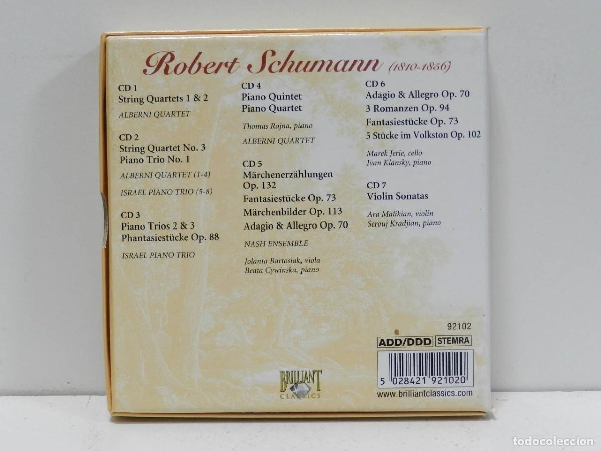 CDs de m&uacute;sica: DISCO 7 X CD. Schumann &ndash; Chamber Music (Complete). COMPACT DISC. - Foto 2