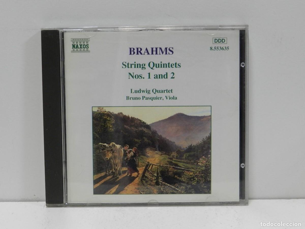 CDs de m&uacute;sica: DISCO CD. Brahms - Ludwig Quartet &ndash; String Quintets Nos. 1 And 2. COMPACT DISC. - Foto 1