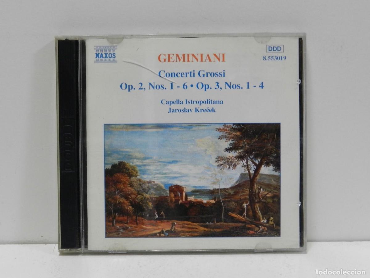 CDs de Musique: DISCO CD. Geminiani, Jaroslav Kreček &ndash; Concerti Grossi Op.2, Nos.1-6 - Op.3, Nos.1-4. COMPACT DISC.