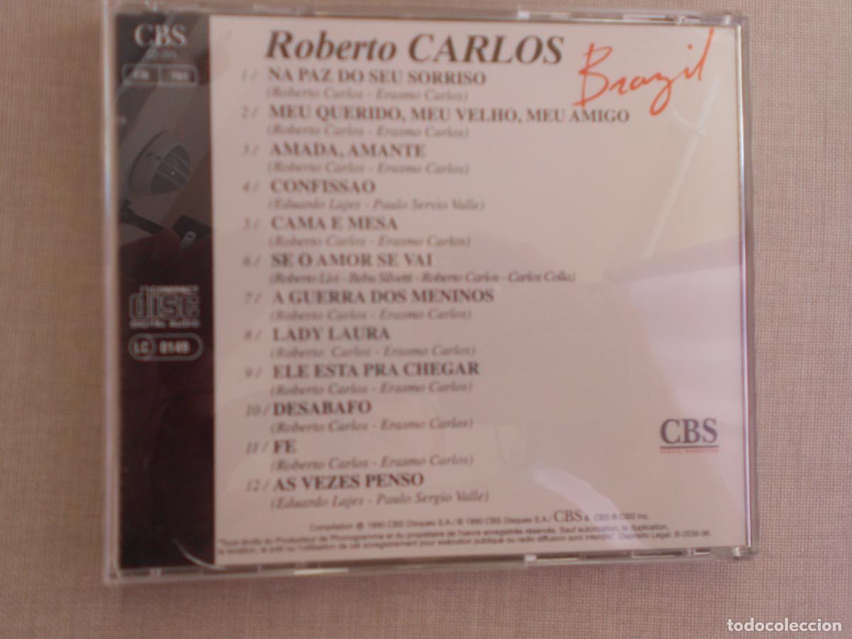 CDs de m&uacute;sica: ROBERTO CARLOS - BRAZIL - CD- CBS 1990 - Foto 3