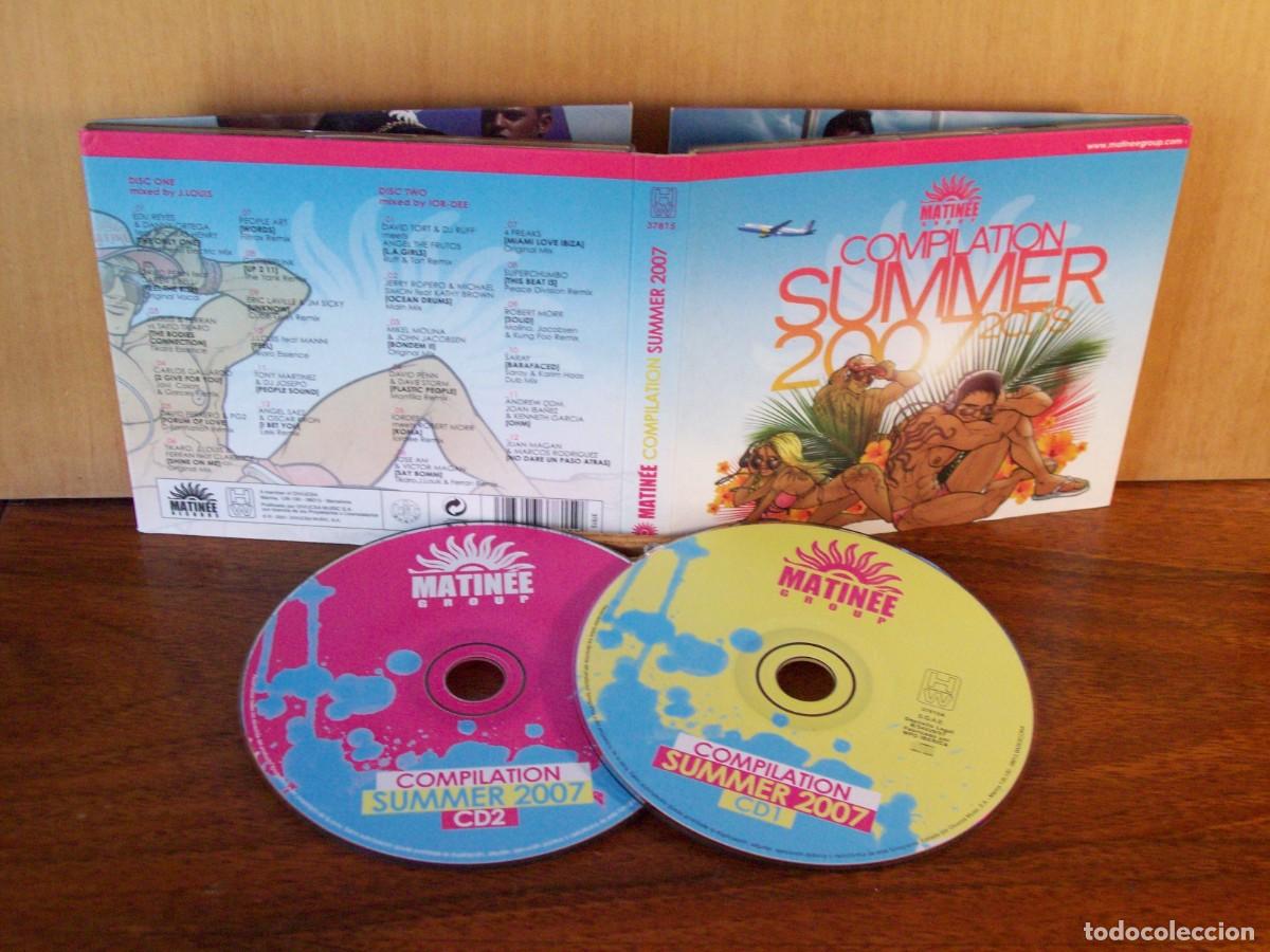 CDs de m&uacute;sica: MATINEE COMPILATION SUMMER 2007 - DOBLE CD DIGIPACK - Foto 1
