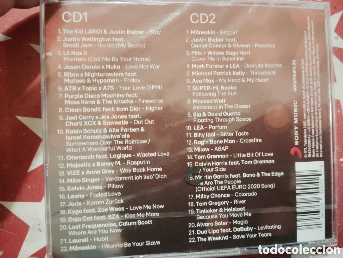 CDs de m&uacute;sica: RTL HITS 2001 / SET CON 2 CDS NUEVO Y PRECINTADO. - Foto 2