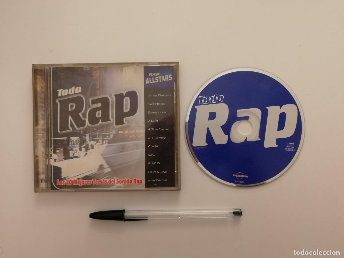 CDs de m&uacute;sica: CD ORIGINAL - TODO RAP - EXITOS - Foto 1