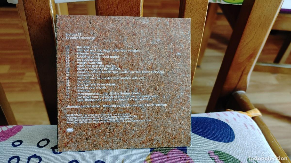 CDs de m&uacute;sica: PREFUSE 73-CD SECURITY SCREENINGS-DIGIPAK - Foto 2