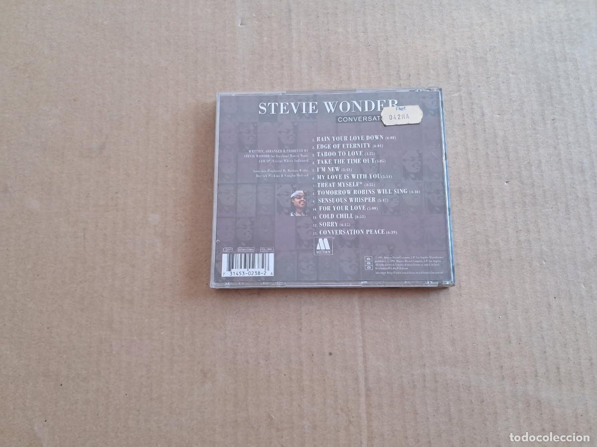CDs de m&uacute;sica: STEVIE WONDER - CONVERSATION PEACE CD 1995 - Foto 3