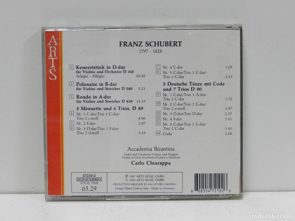 CDs de m&uacute;sica: DISCO CD. Schubert &ndash; Polonaise Rondo. COMPACT DISC. - Foto 2