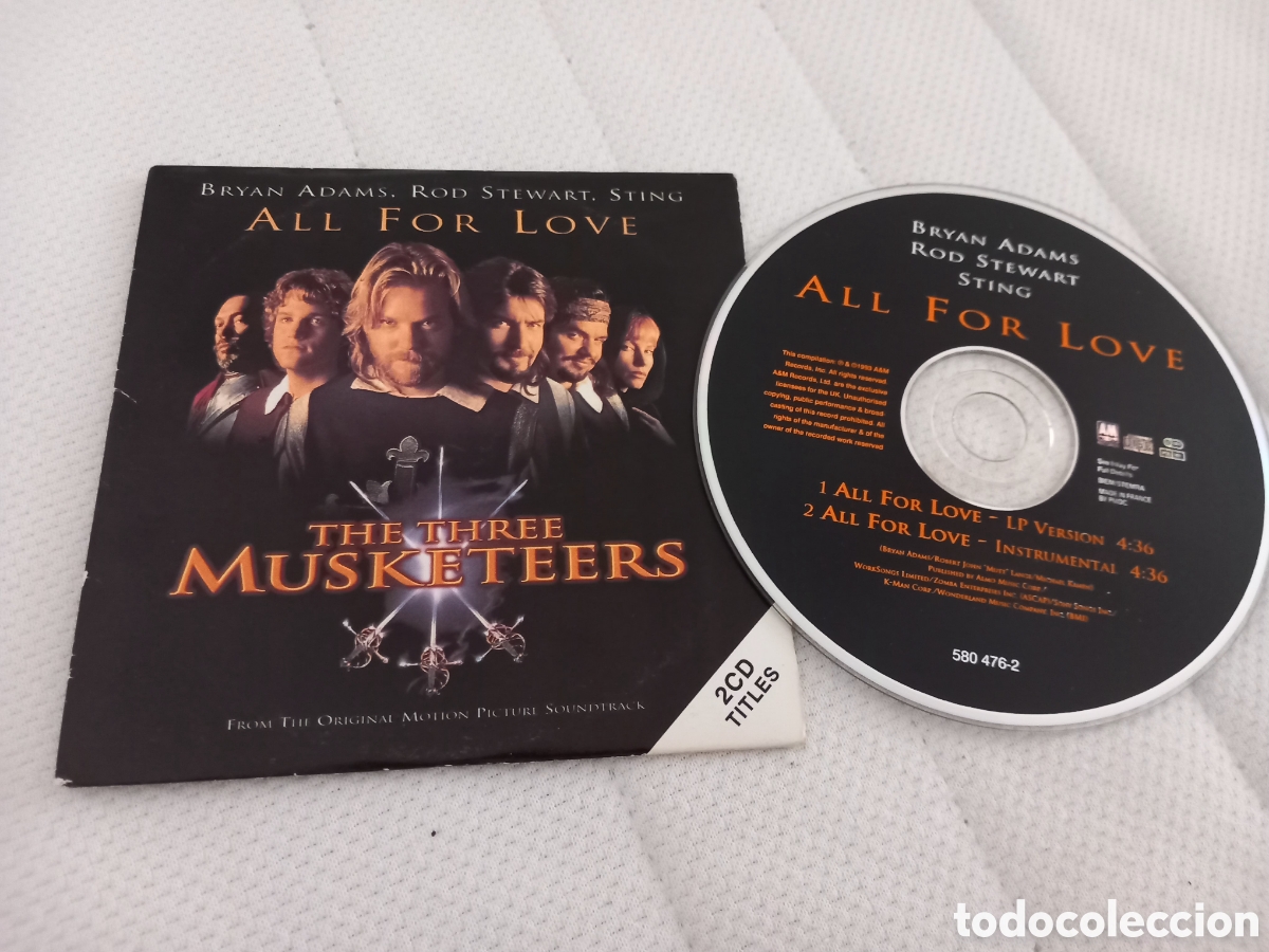 CDs de m&uacute;sica: CD Single BSO The three musketeers - Foto 1