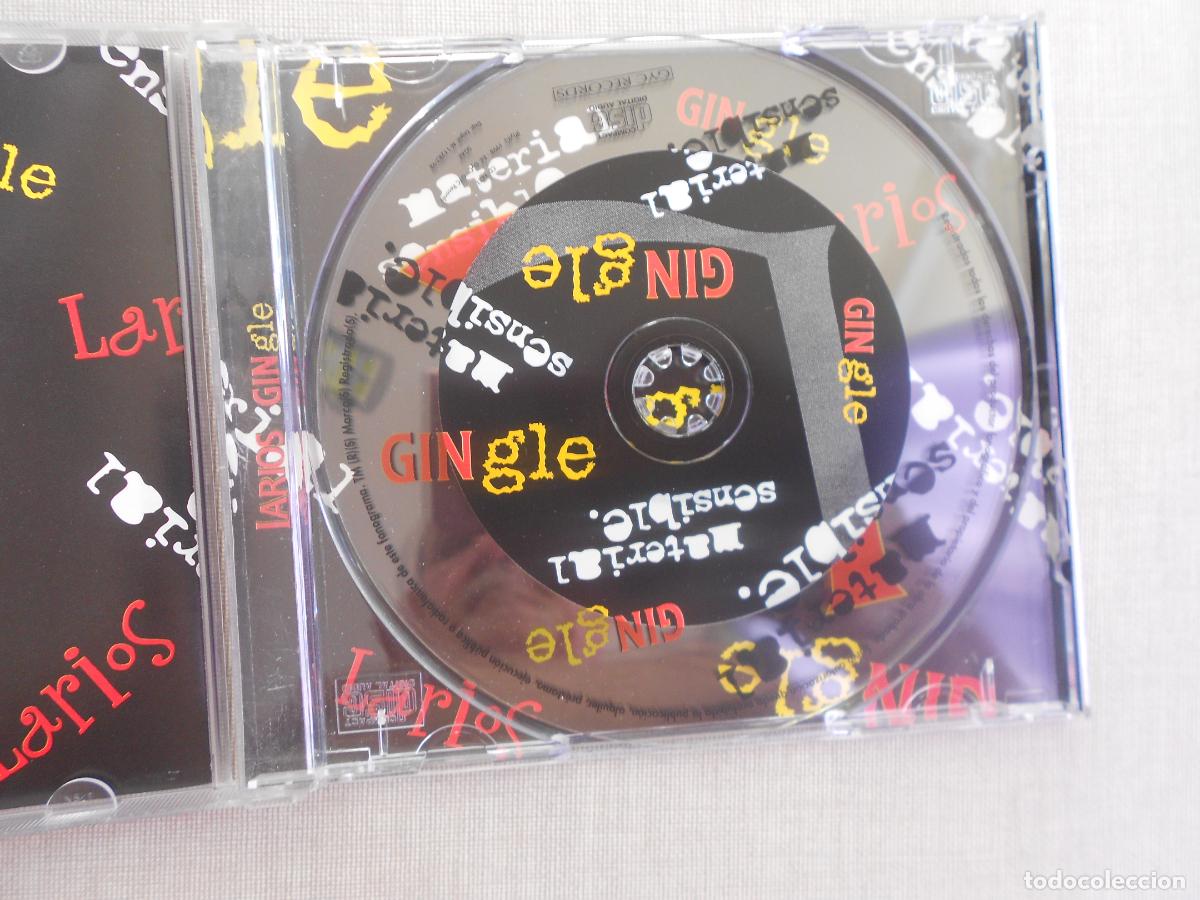 CDs de m&uacute;sica: LARIOS GINGLE - MATERIAL SENSIBLE - CD - Foto 2