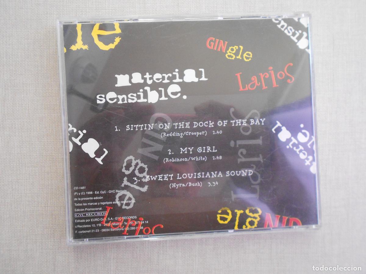CDs de m&uacute;sica: LARIOS GINGLE - MATERIAL SENSIBLE - CD - Foto 3