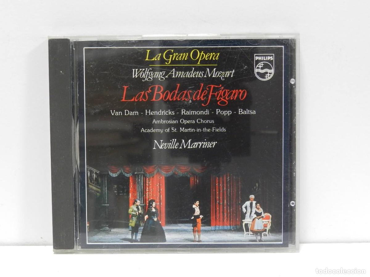 CDs de m&uacute;sica: DISCO CD. Mozart &ndash; Las Bodas De F&iacute;garo II - La Gran &Oacute;pera. COMPACT DISC. - Foto 1