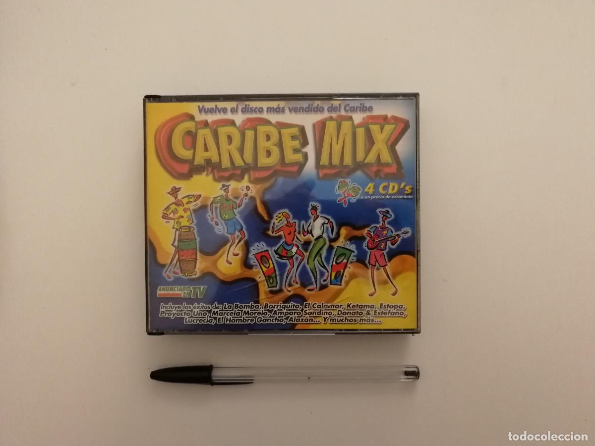 CDs de m&uacute;sica: CD ORIGINAL 4 CDS - CARIBE MIX - Foto 1