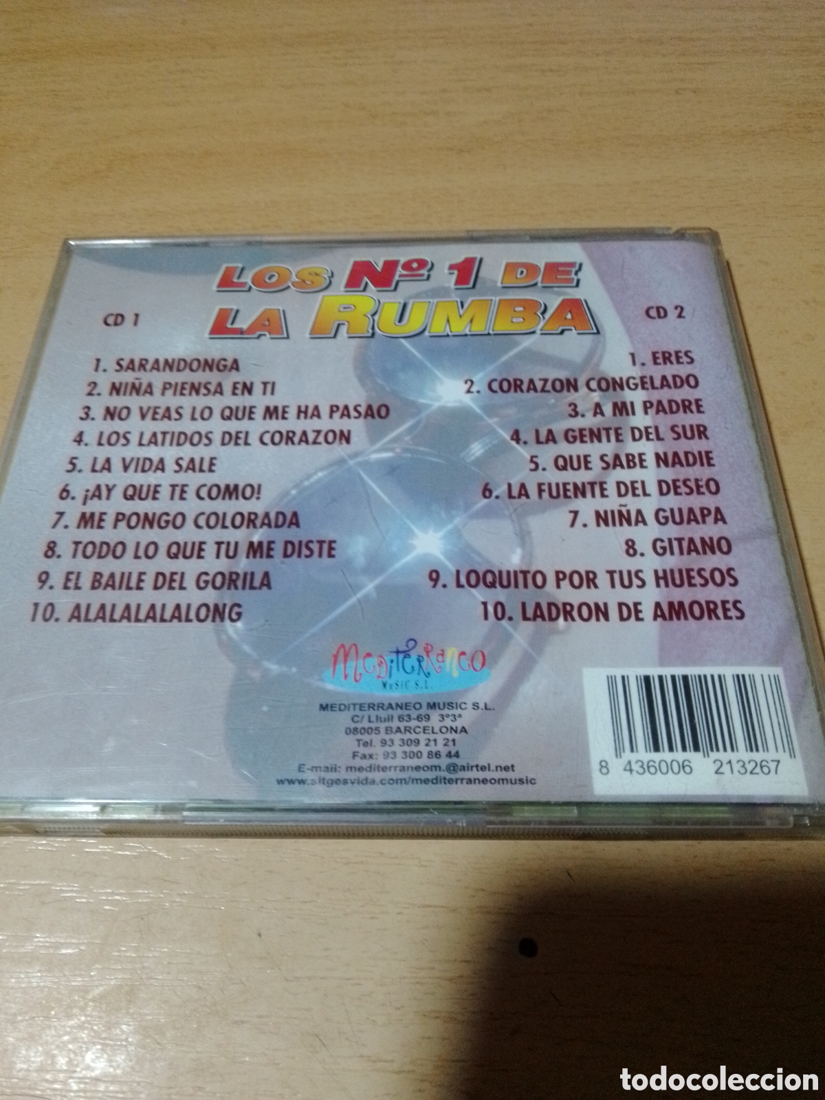 CDs de m&uacute;sica: Los N&ordm; 1 de la Rumba 2 CDs - Foto 2