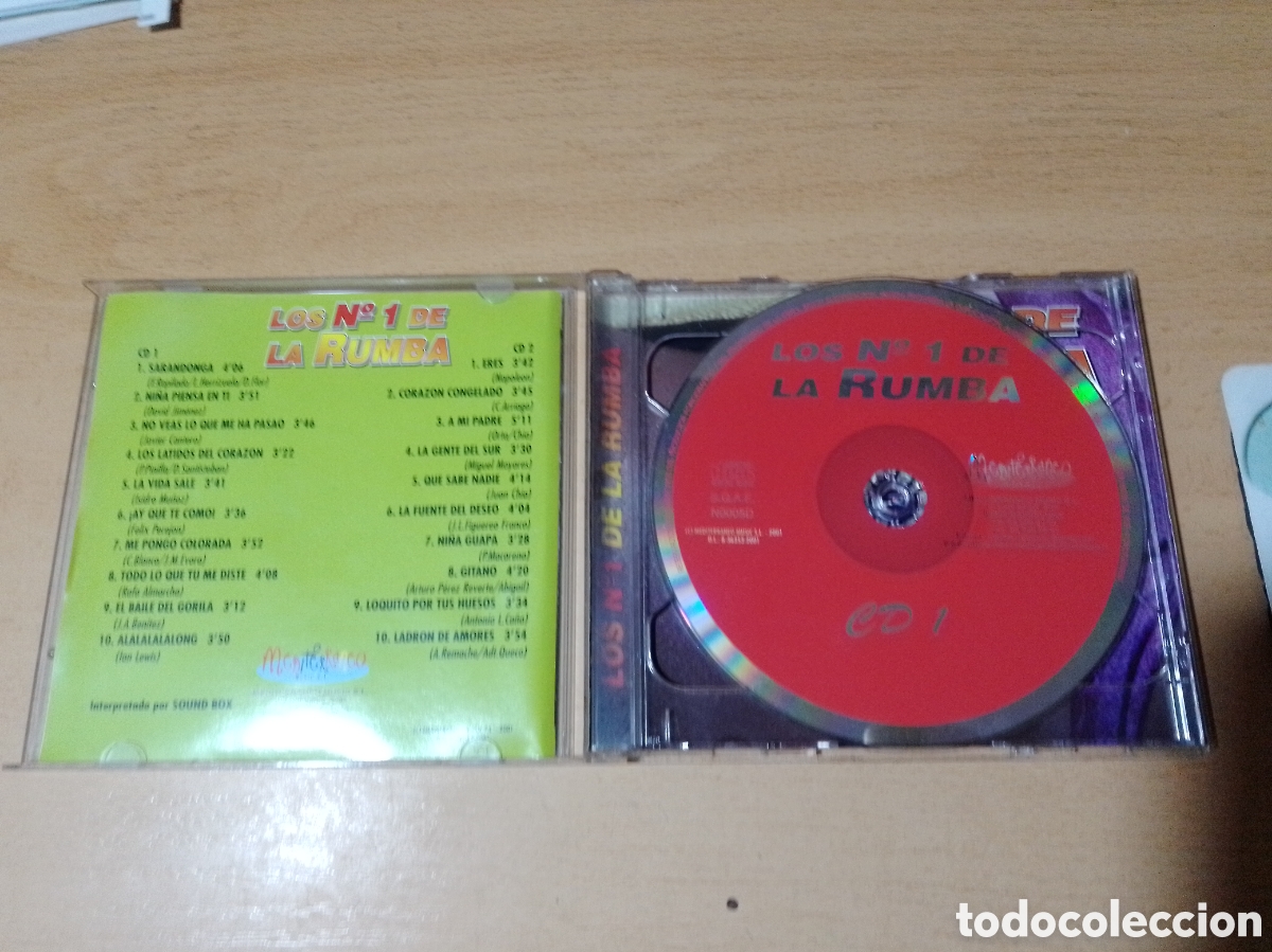 CDs de m&uacute;sica: Los N&ordm; 1 de la Rumba 2 CDs - Foto 3