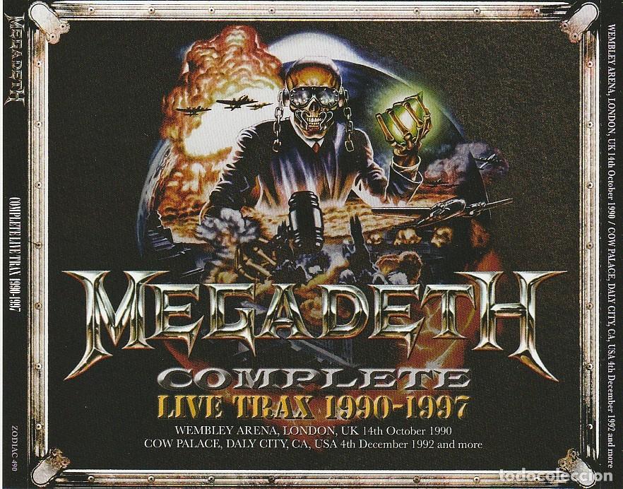 CDs de m&uacute;sica: 3 CDs MEGADETH - Complete Live Trax - Foto 1