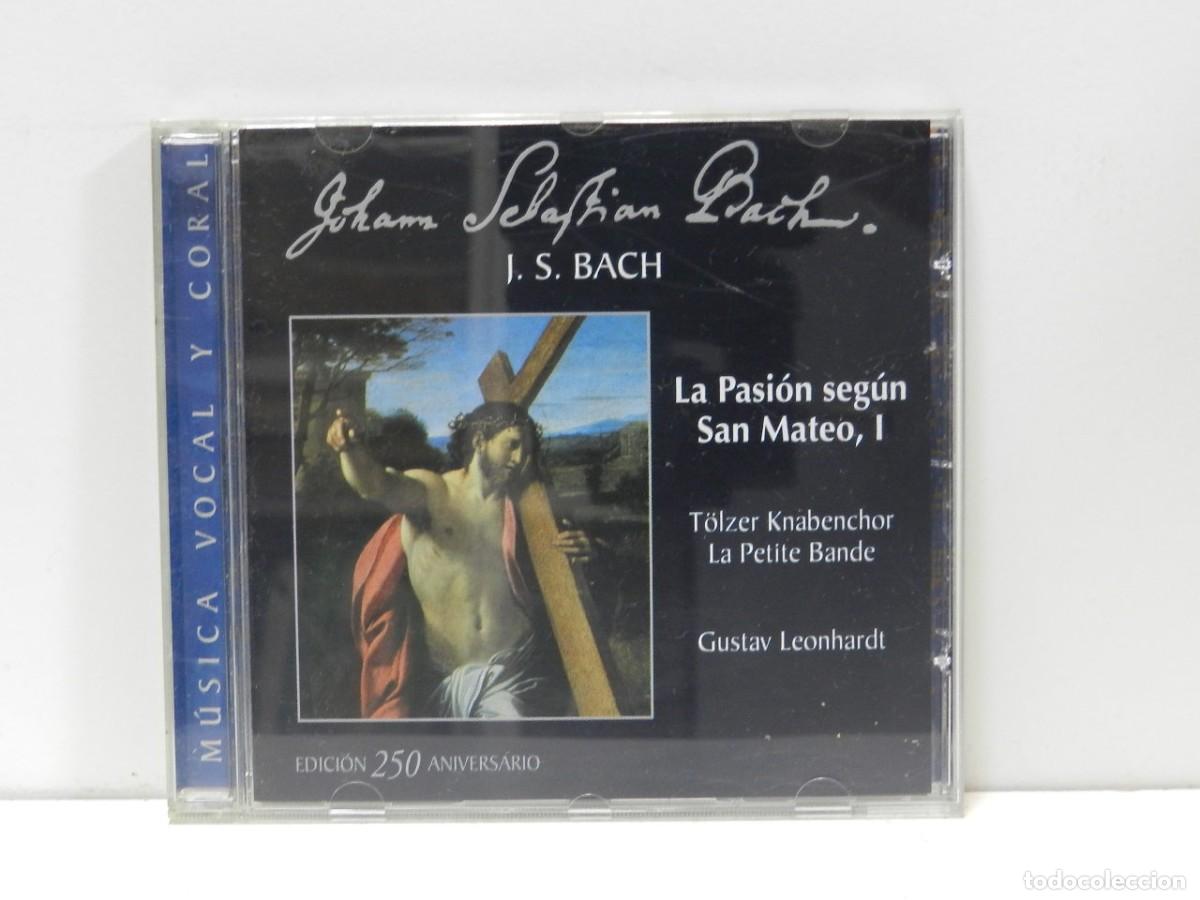 Music CDs: DISCO CD. Bach &ndash; La Pasi&oacute;n Seg&uacute;n Mateo (I). COMPACT DISC.