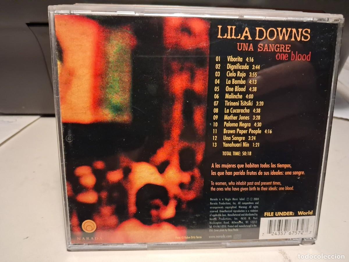CDs de m&uacute;sica: CD LILA DOWNS : UNA SANGRE - Foto 2