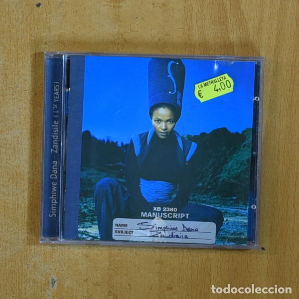 CDs de m&uacute;sica: SIMPHIWE DANA ZANDISILE - MANUSCRIPT - CD - Foto 1