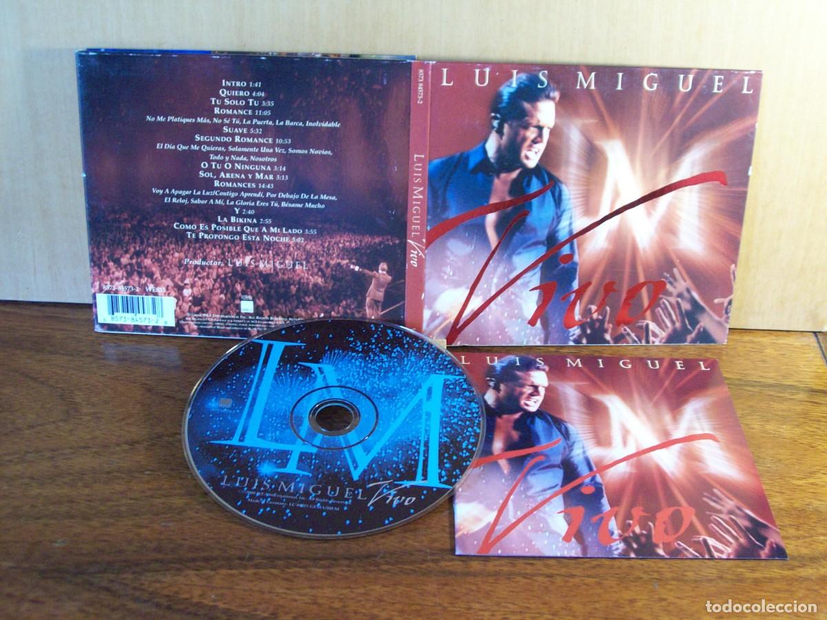 CDs de m&uacute;sica: LUIS MIGUEL - VIVO - CD DIGIPACK CON LIBRETO - Foto 1