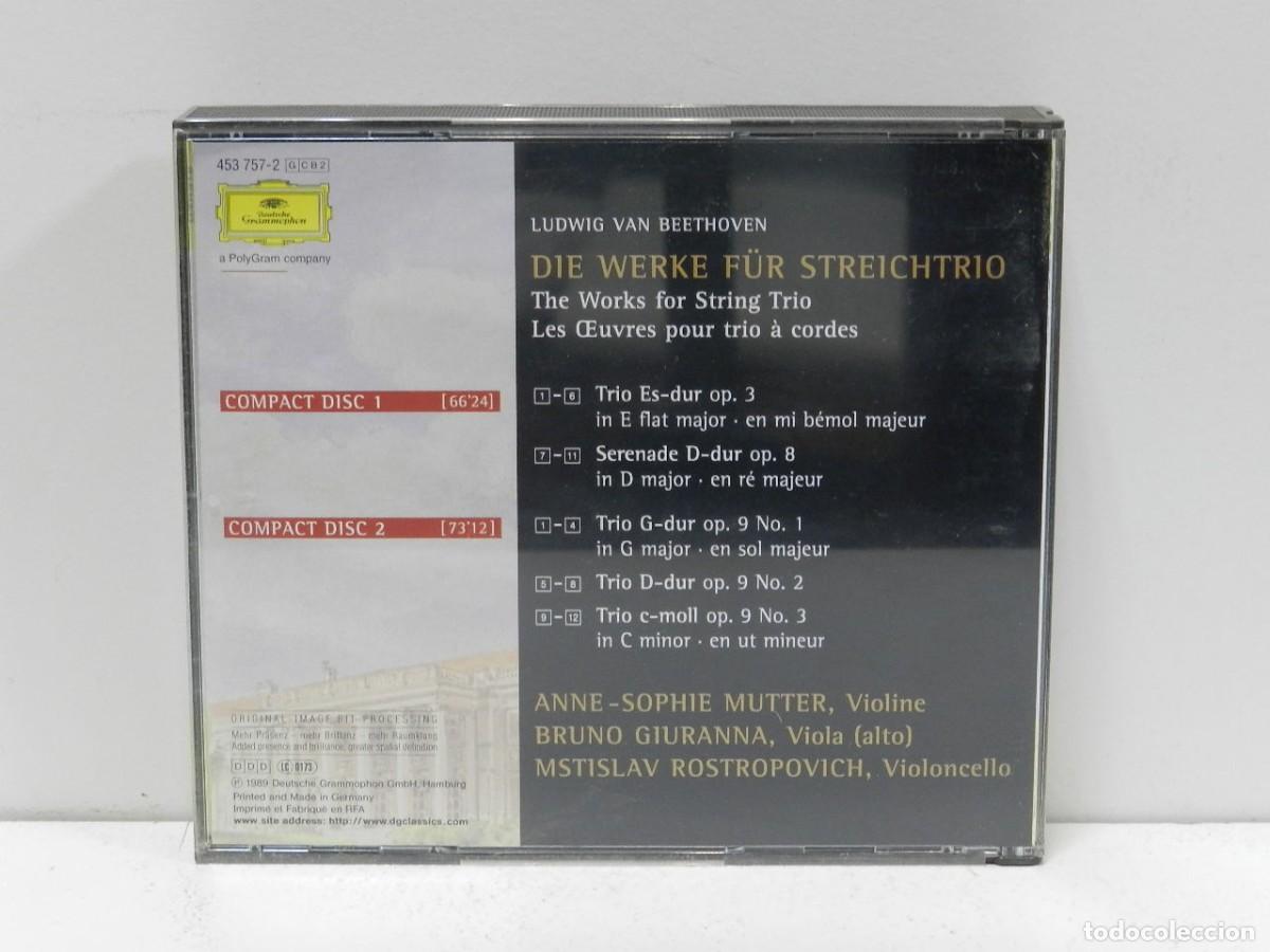 CDs de m&uacute;sica: DISCO 2 X CD. Beethoven &ndash; String Trios Vol. 10. COMPACT DISC. - Foto 2