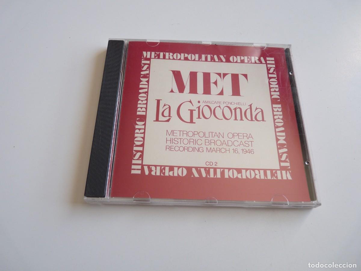 CD di Musica: CD La Gioconda Metropolitan Opera Historic Broadcast Recording March 16, 1946 CD1
