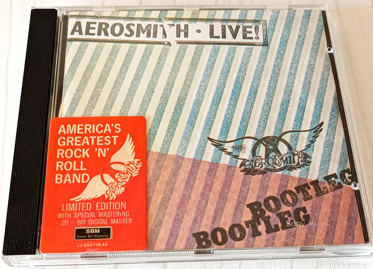 CDs de m&uacute;sica: CD AEROSMITH - LIVE BOOTLEG CBS- SONY - (1978) - Foto 1