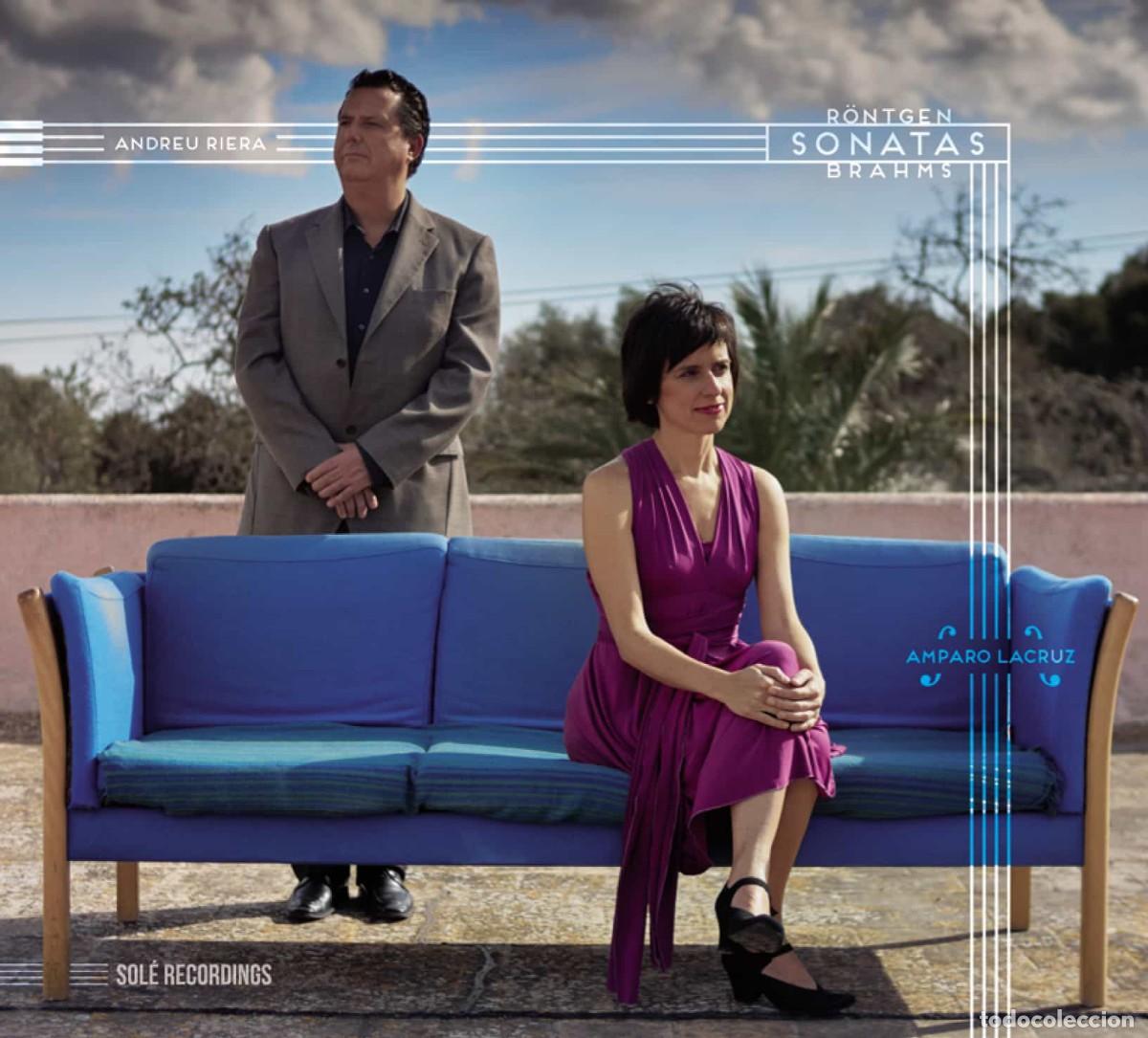 CDs de m&uacute;sica: R&Ouml;NTGEN, BRAHMS - SONATAS (CD) AMPARO LACRUZ, ANDREU RIERA - Foto 1